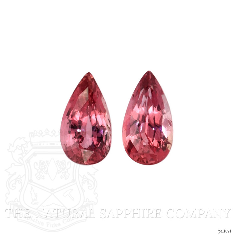 4.33 Ct.Tw. Padparadscha Sapphire Pair from Madagascar