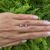 4.33&nbsp;Ct.Tw.Total Carat Weight Padparadscha Sapphire Pair from Madagascar Life Style