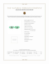 1.72&nbsp;Ct.Tw.Total Carat Weight Emerald Pair from Russia Scan Report
