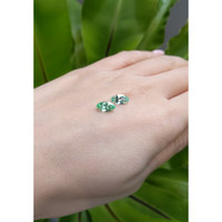 1.72&nbsp;Ct.Tw.Total Carat Weight Emerald Pair from Russia Life Style