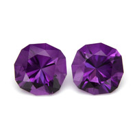 33.72 Ct.Tw.Total Carat Weight Amethyst Pair from Bolivia Video
