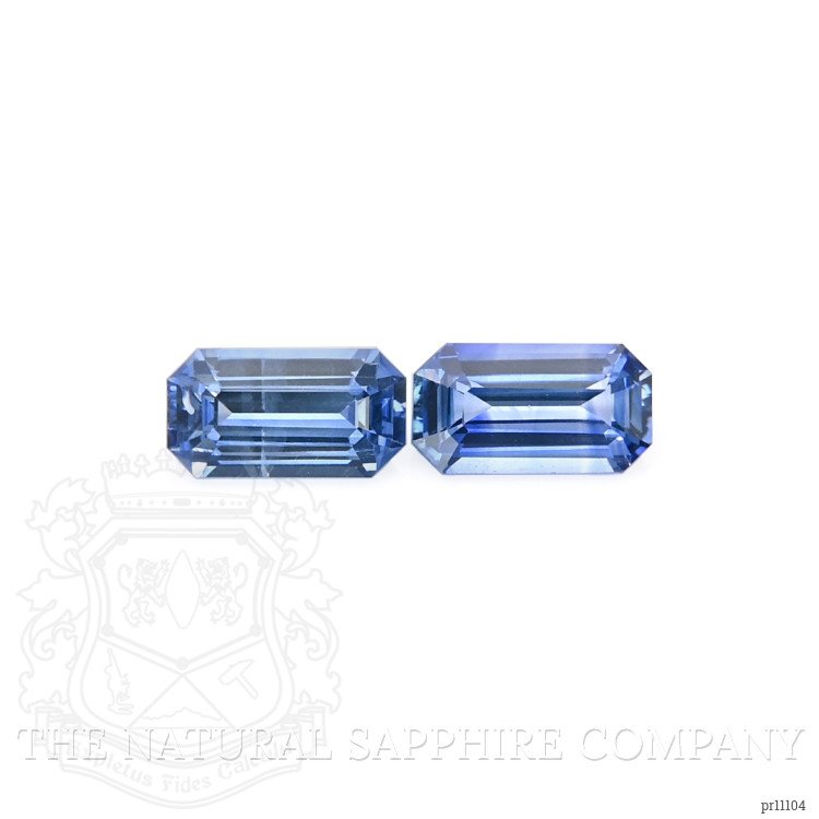 2.09 Ct.Tw. Blue Sapphire Pair from Ceylon (Sri Lanka)
