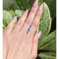 2.09&nbsp;Ct.Tw.Total Carat Weight Blue Sapphire Pair from Ceylon (Sri Lanka) Life Style