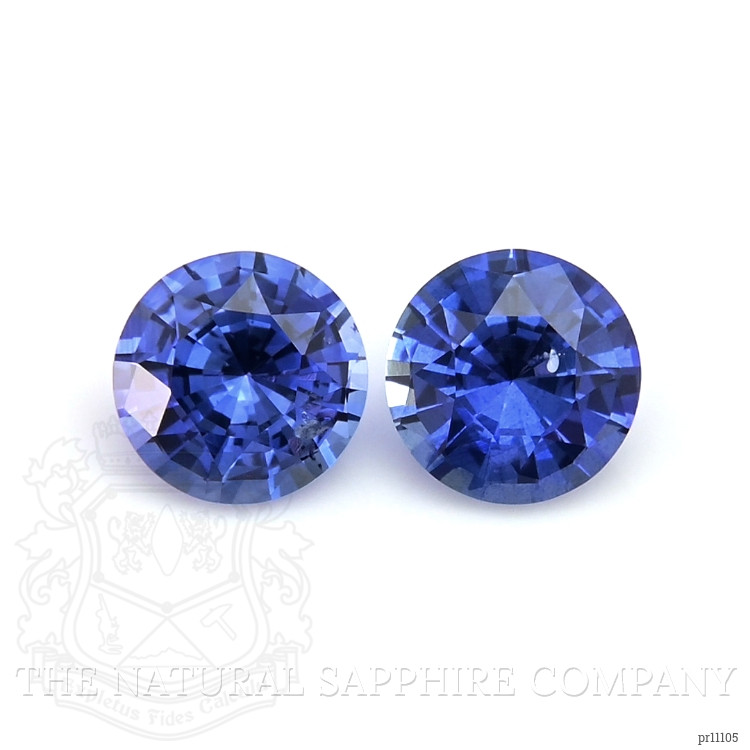 1.18 Ct.Tw. Blue Sapphire Pair from Ceylon (Sri Lanka)