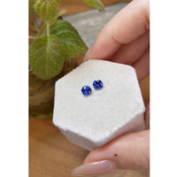 1.18&nbsp;Ct.Tw.Total Carat Weight Blue Sapphire Pair from Ceylon (Sri Lanka) Life Style