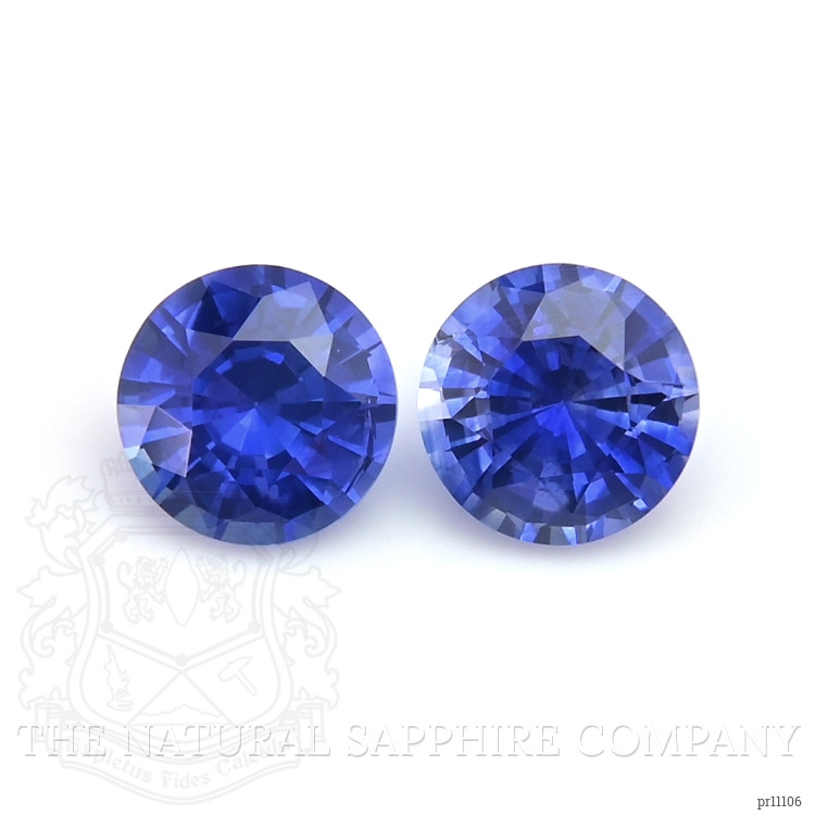 1.29 Ct.Tw. Blue Sapphire Pair from Ceylon (Sri Lanka)