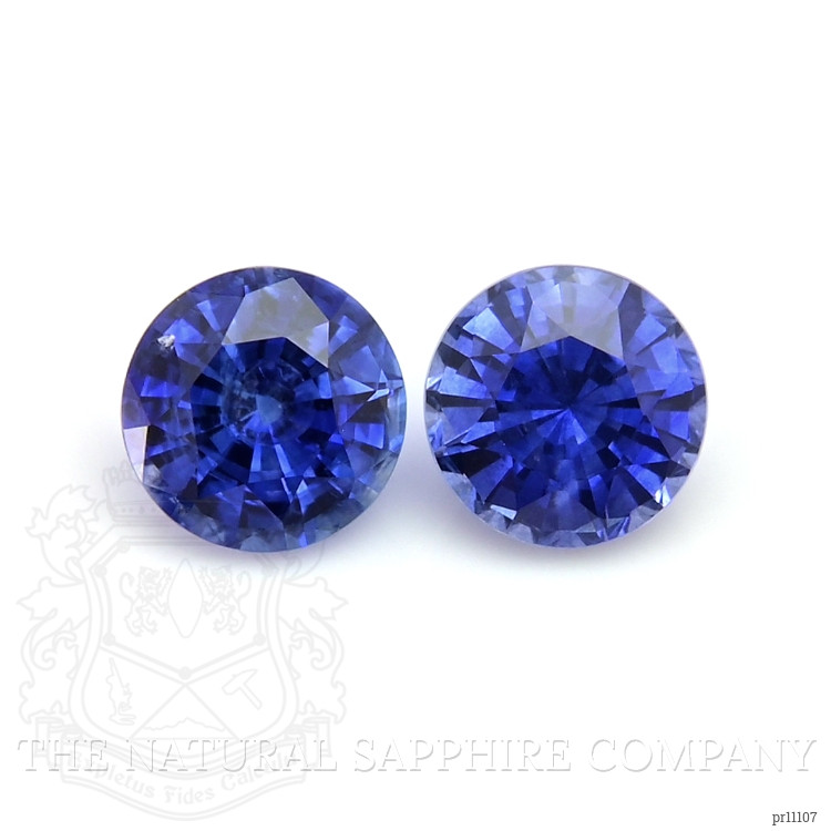 1.36 Ct.Tw. Blue Sapphire Pair from Ceylon (Sri Lanka)