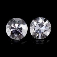 1.68&nbsp;Ct.Tw.Total Carat Weight White Sapphire Pair from Ceylon (Sri Lanka) Video