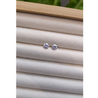 1.64&nbsp;Ct.Tw.Total Carat Weight White Sapphire Pair from Ceylon (Sri Lanka) Life Style