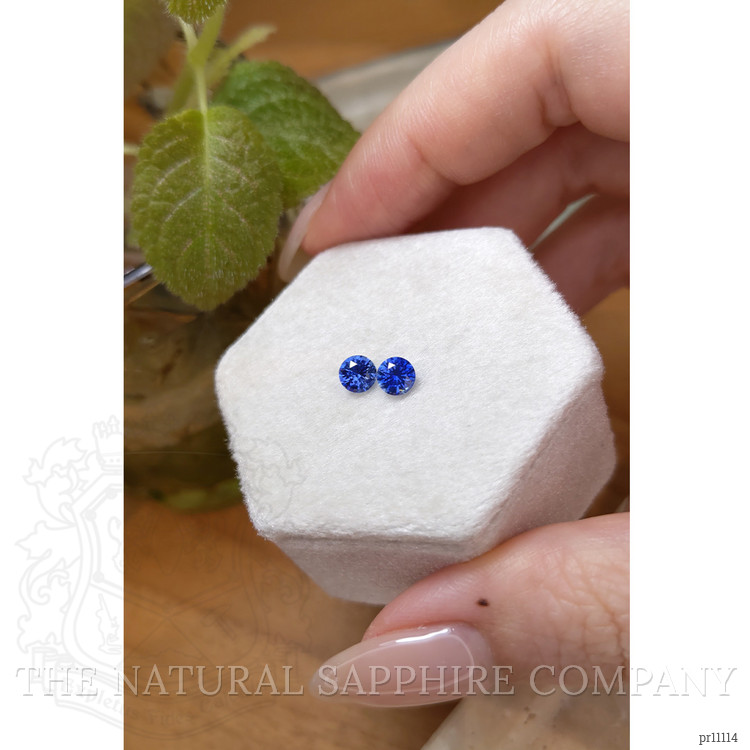 0.96 Ct.Tw. Blue Sapphire Pair from Ceylon (Sri Lanka)