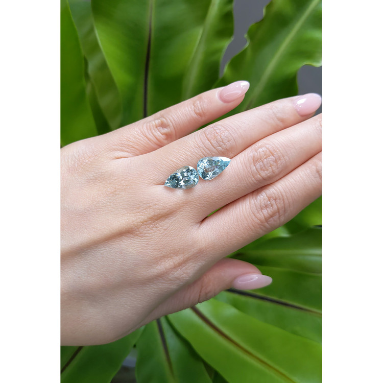 7.66 Ct.Tw. Paraiba Tourmaline Pair from Africa