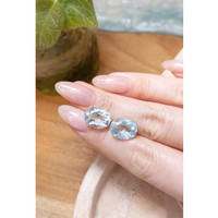 11.97 Ct.Tw.Total Carat Weight Paraiba Tourmaline Pair from Africa Life Style