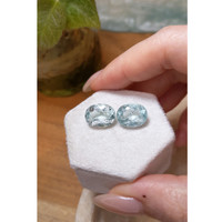 11.97 Ct.Tw.Total Carat Weight Paraiba Tourmaline Pair from Africa Life Style