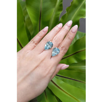 20.77&nbsp;Ct.Tw.Total Carat Weight Paraiba Tourmaline Pair from Africa Life Style