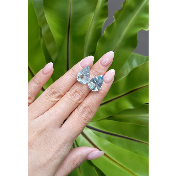 20.77 Ct.Tw. Paraiba Tourmaline Pair from Africa