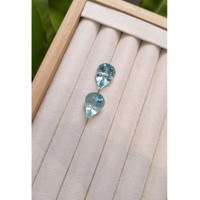 20.77 Ct.Tw.Total Carat Weight Paraiba Tourmaline Pair from Africa Life Style