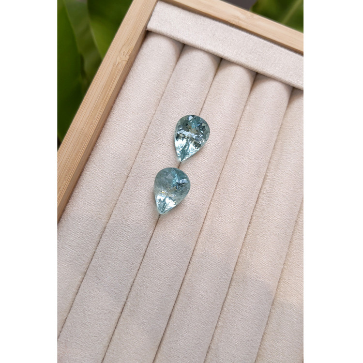 20.77 Ct.Tw. Paraiba Tourmaline Pair from Africa