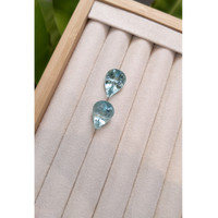 20.77 Ct.Tw.Total Carat Weight Paraiba Tourmaline Pair from Africa Life Style