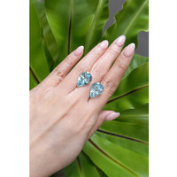 20.77 Ct.Tw.Total Carat Weight Paraiba Tourmaline Pair from Africa Life Style