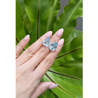 20.77 Ct.Tw.Total Carat Weight Paraiba Tourmaline Pair from Africa Life Style