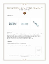 7.52&nbsp;Ct.Tw.Total Carat Weight Paraiba Tourmaline Pair from Africa Appraisal