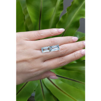 7.52 Ct.Tw.Total Carat Weight Paraiba Tourmaline Pair from Africa Life Style