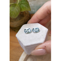 5.57 Ct.Tw.Total Carat Weight Aquamarine Pair from Brazil Life Style