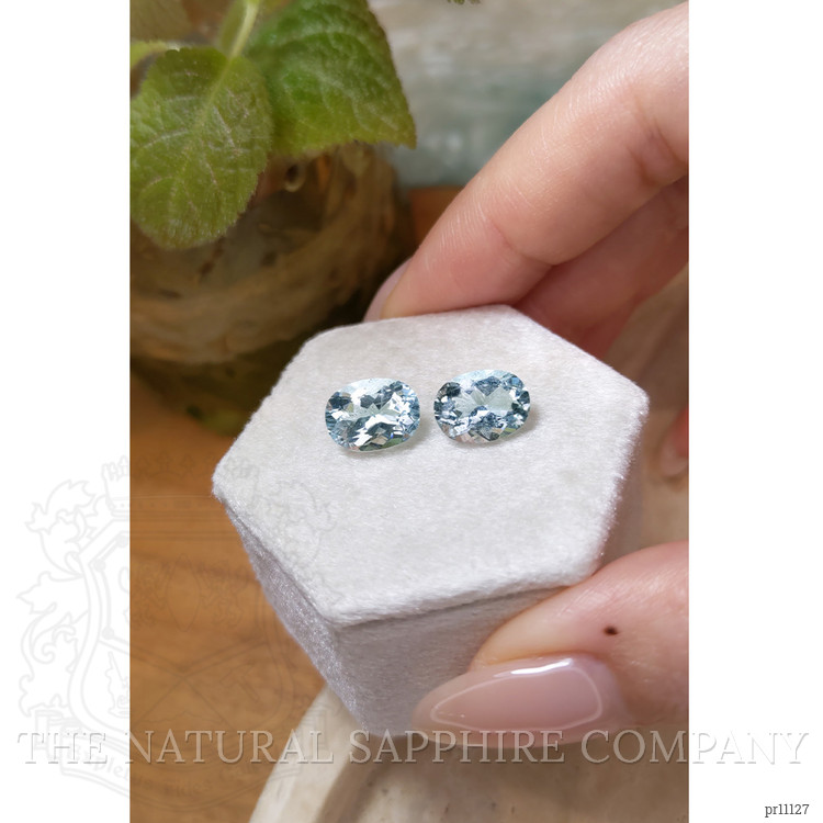 5.57 Ct.Tw. Aquamarine Pair from Brazil
