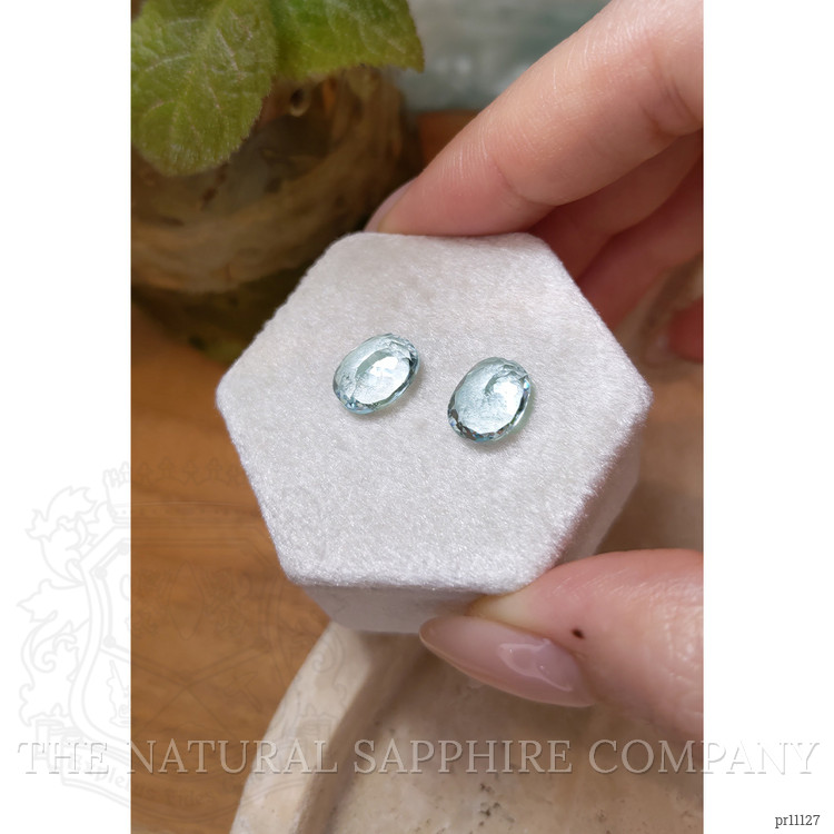5.57 Ct.Tw. Aquamarine Pair from Brazil