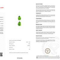 5.29 Ct.Tw.Total Carat Weight Peridot Pair from Burma (Myanmar) Scan Report