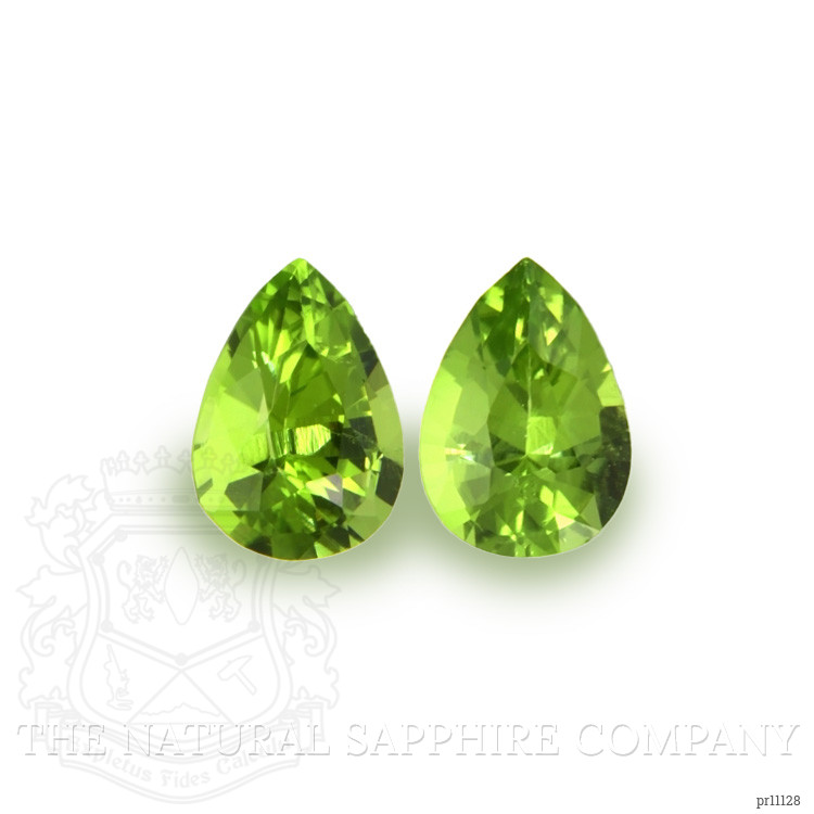 5.29 Ct.Tw. Peridot Pair from Burma (Myanmar)