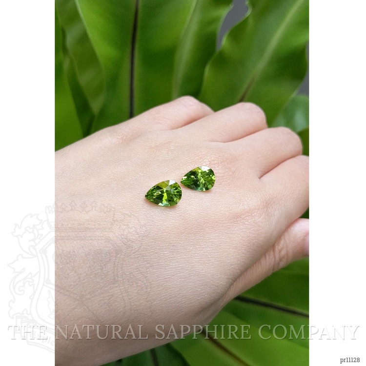 5.29 Ct.Tw. Peridot Pair from Burma (Myanmar)