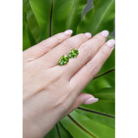5.29&nbsp;Ct.Tw.Total Carat Weight Peridot Pair from Burma (Myanmar) Life Style