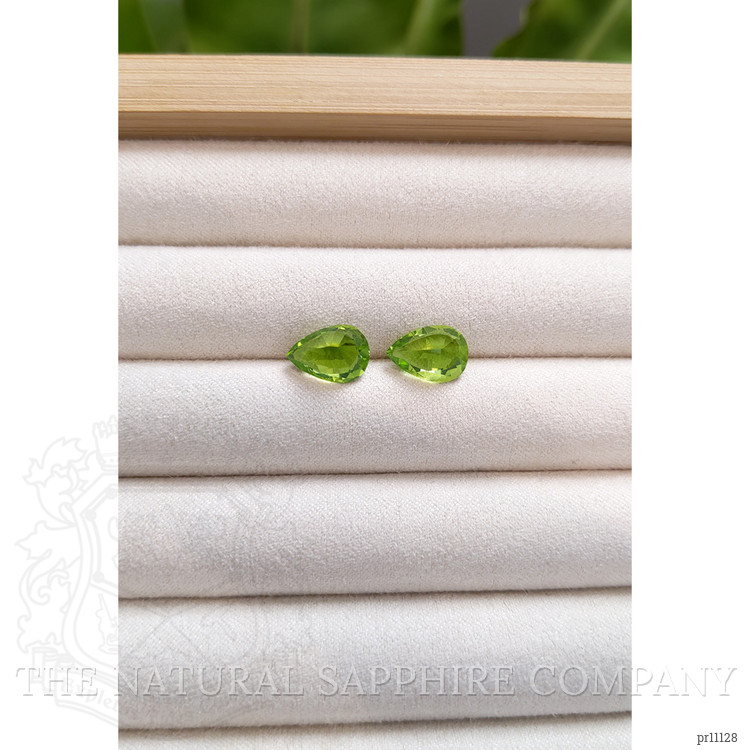 5.29 Ct.Tw. Peridot Pair from Burma (Myanmar)
