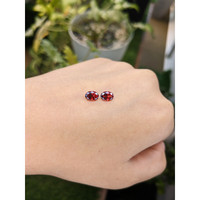 1.73&nbsp;Ct.Tw.Total Carat Weight Garnet Pair from Ceylon (Sri Lanka) Life Style