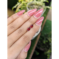 1.62&nbsp;Ct.Tw.Total Carat Weight Garnet Pair from Ceylon (Sri Lanka) Life Style