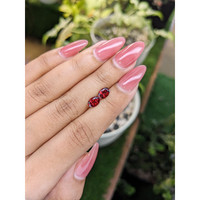 1.63&nbsp;Ct.Tw.Total Carat Weight Garnet Pair from Ceylon (Sri Lanka) Life Style
