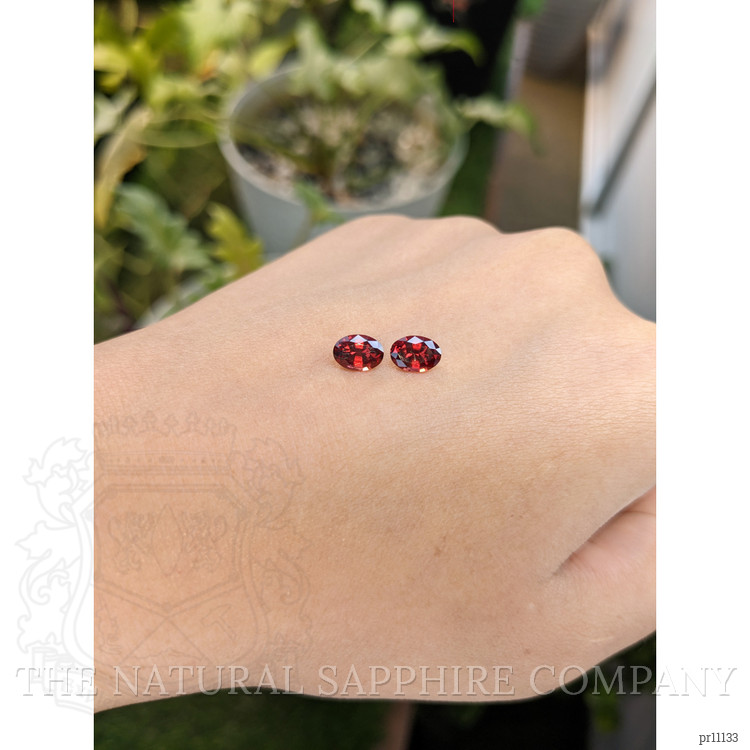 1.63 Ct.Tw. Garnet Pair from Ceylon (Sri Lanka)