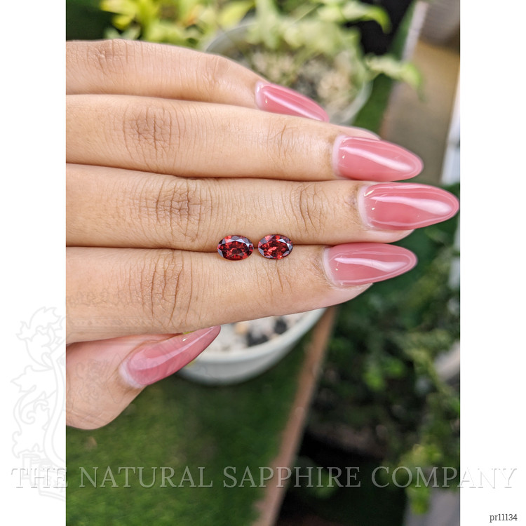 1.57 Ct.Tw. Garnet Pair from Ceylon (Sri Lanka)