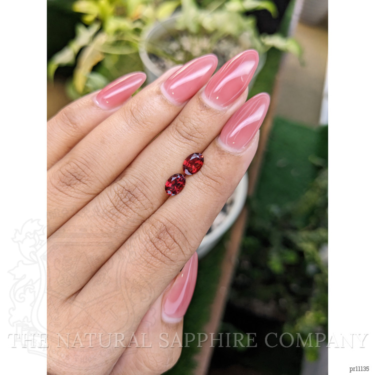 1.75 Ct.Tw. Garnet Pair from Ceylon (Sri Lanka)