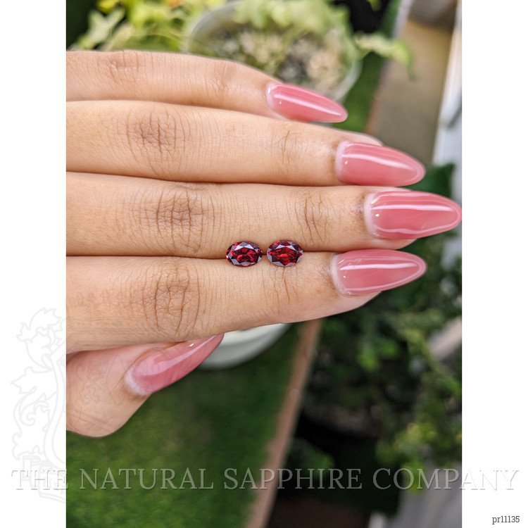 1.75 Ct.Tw. Garnet Pair from Ceylon (Sri Lanka)