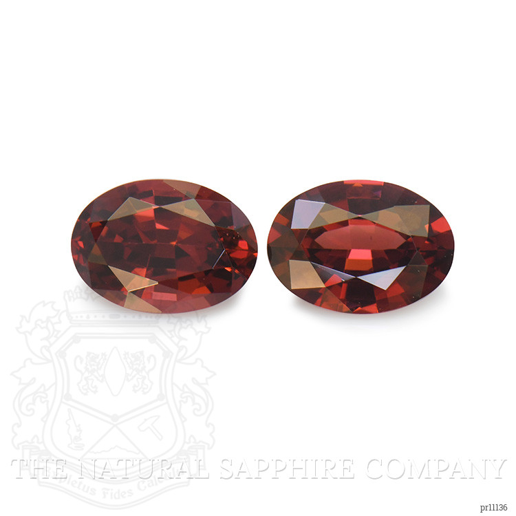 1.64 Ct.Tw. Garnet Pair from Ceylon (Sri Lanka)