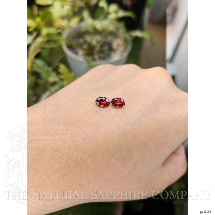 1.62 Ct.Tw. Garnet Pair from Ceylon (Sri Lanka)