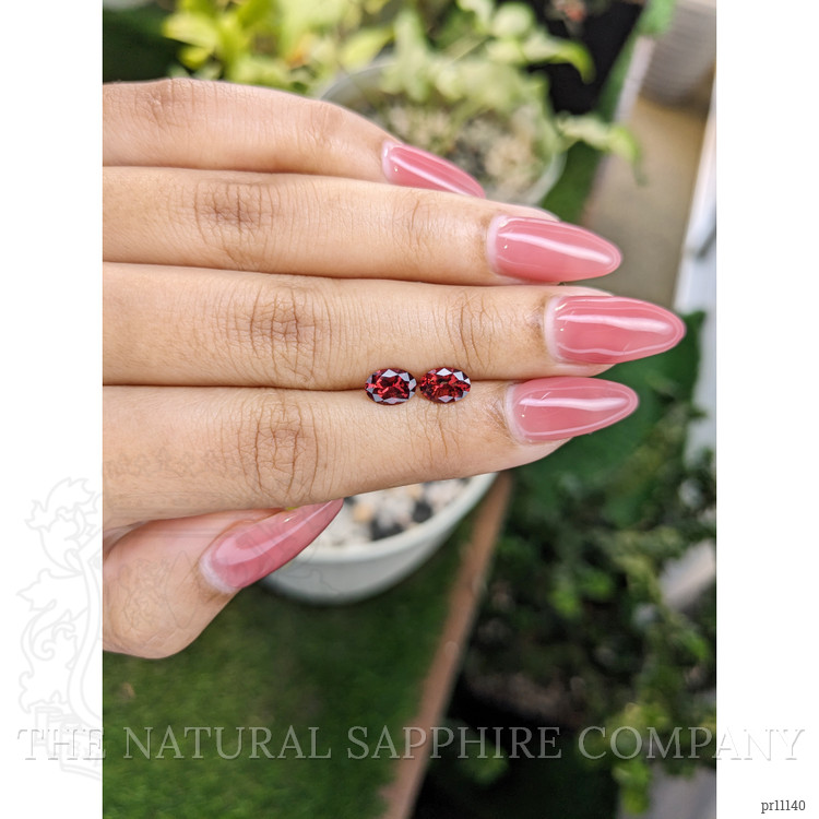 1.69 Ct.Tw. Garnet Pair from Ceylon (Sri Lanka)