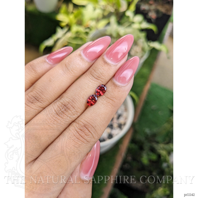 1.63 Ct.Tw. Garnet Pair from Ceylon (Sri Lanka)