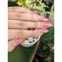 1.63&nbsp;Ct.Tw.Total Carat Weight Garnet Pair from Ceylon (Sri Lanka) Life Style