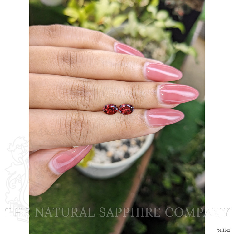 1.63 Ct.Tw. Garnet Pair from Ceylon (Sri Lanka)