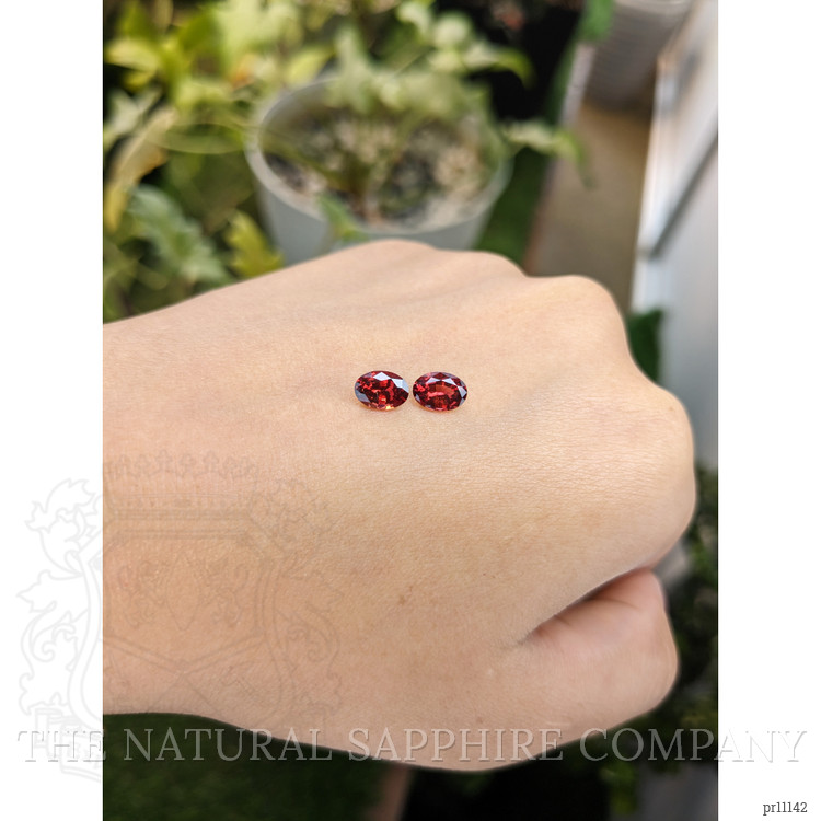 1.63 Ct.Tw. Garnet Pair from Ceylon (Sri Lanka)