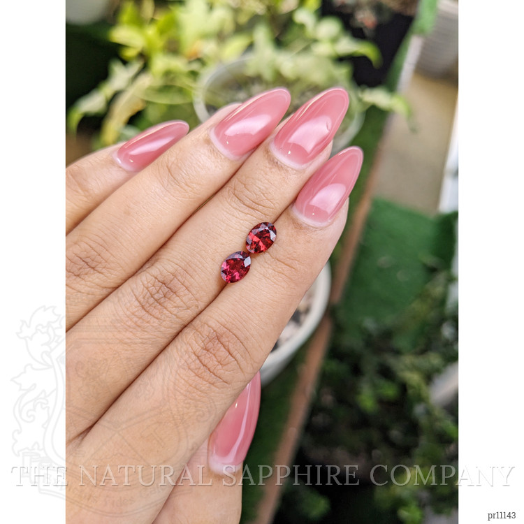 1.78 Ct.Tw. Garnet Pair from Ceylon (Sri Lanka)