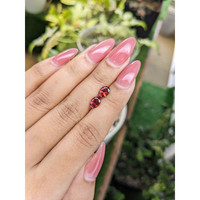 1.71&nbsp;Ct.Tw.Total Carat Weight Garnet Pair from Ceylon (Sri Lanka) Life Style